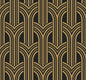 DC61310 Collins & Company Deco 2 Wallpaper Broadway Arches Antique Gold