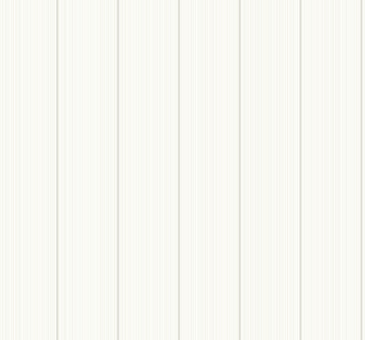 DC61407 Collins & Company Deco 2 Wallpaper Rockefeller Stripe Dove White