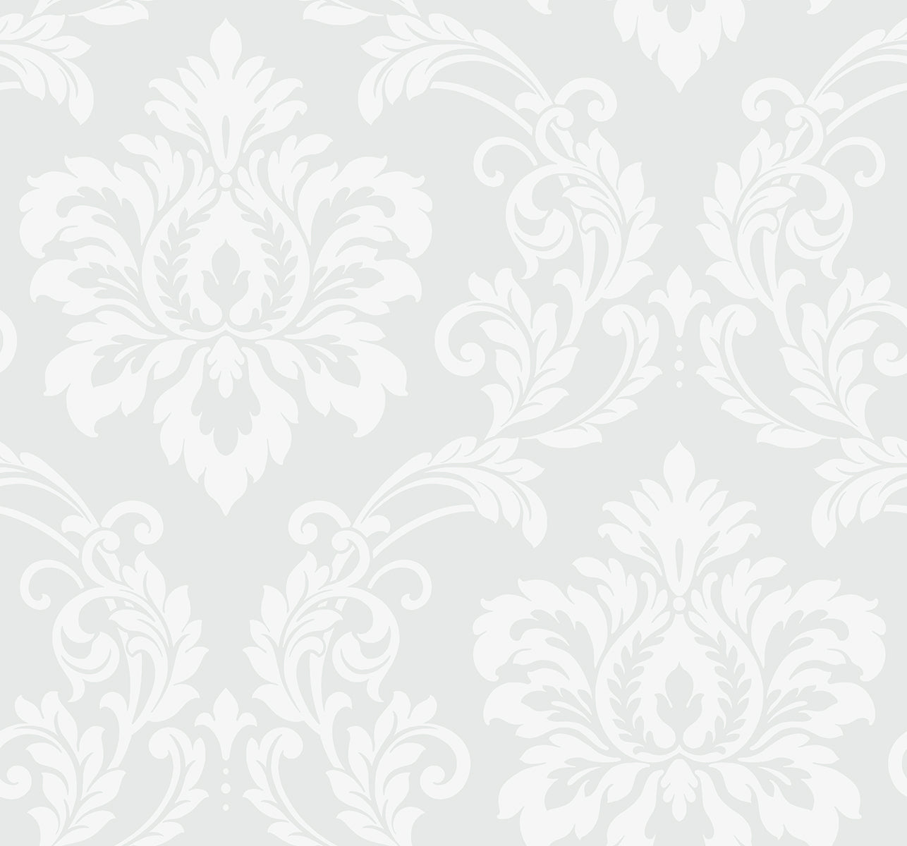 DC61600 Collins & Company Deco 2 Wallpaper Deco Damask Frosty