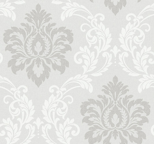 DC61608 Collins & Company Deco 2 Wallpaper Deco Damask Cool Mist