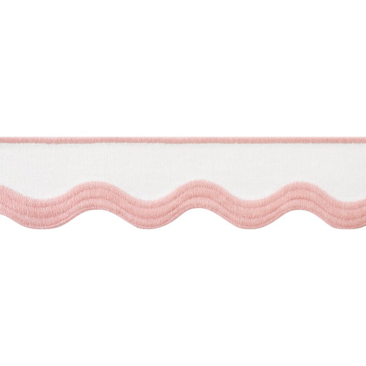 E12329 Thibaut Blush on White Fabric