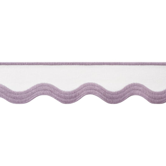 E12330 Thibaut Lilac on White Fabric