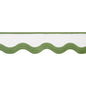 E12331 Thibaut Leaf on White Fabric