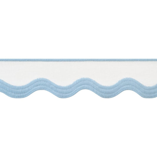 E12332 Thibaut Powder on White Fabric