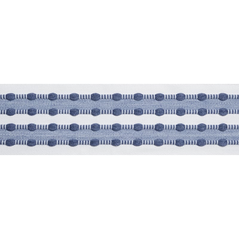 E12415 Thibaut Oxford Blue Fabric