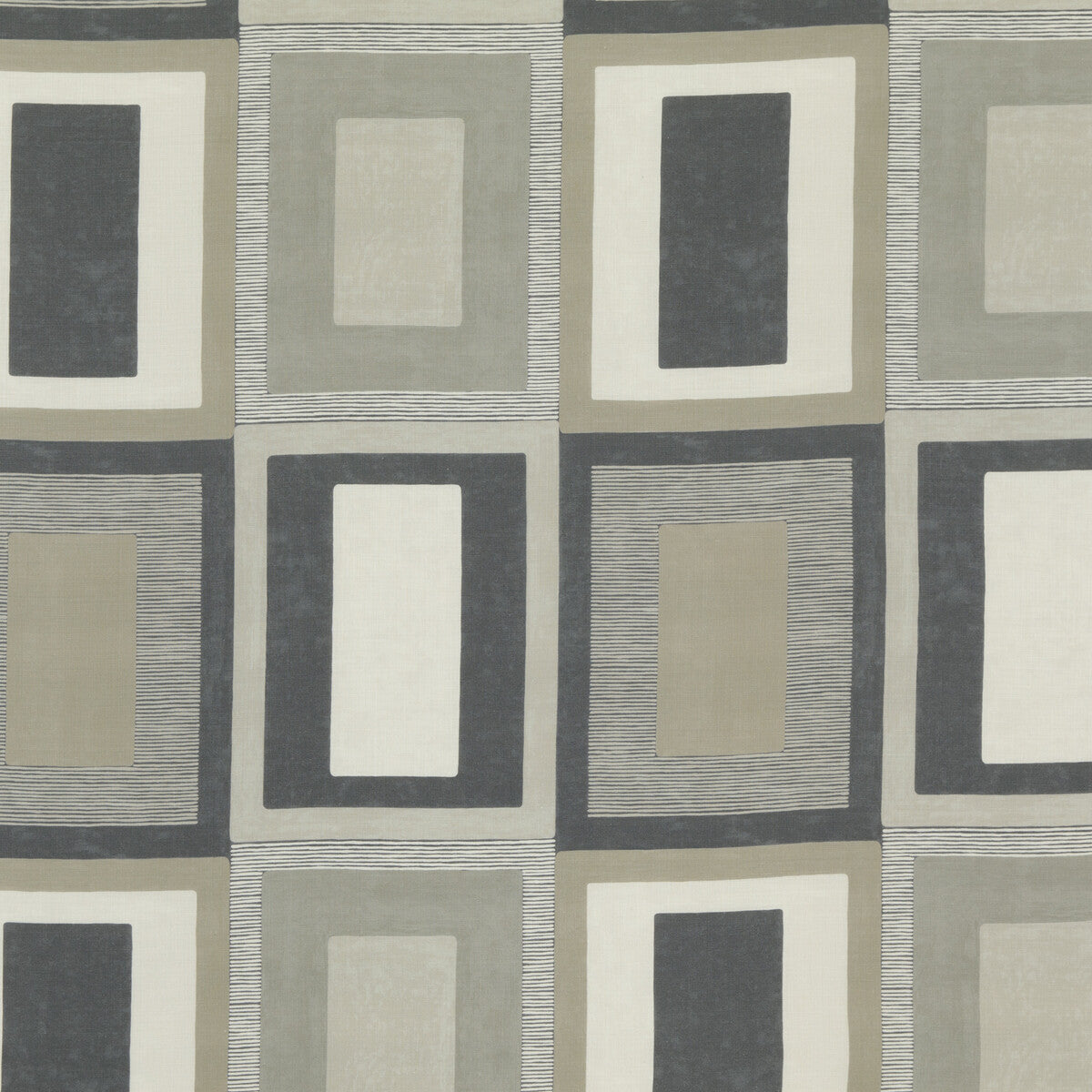 ED75026-2 MORO LINEN/CHARCOAL THREADS Fabrics Drapery Upholstery