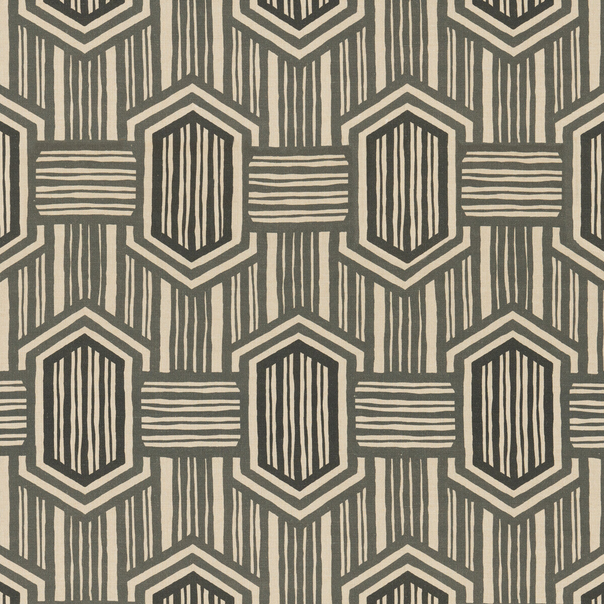 ED75037-2 NALA CHARCOAL THREADS Fabrics Drapery Upholstery
