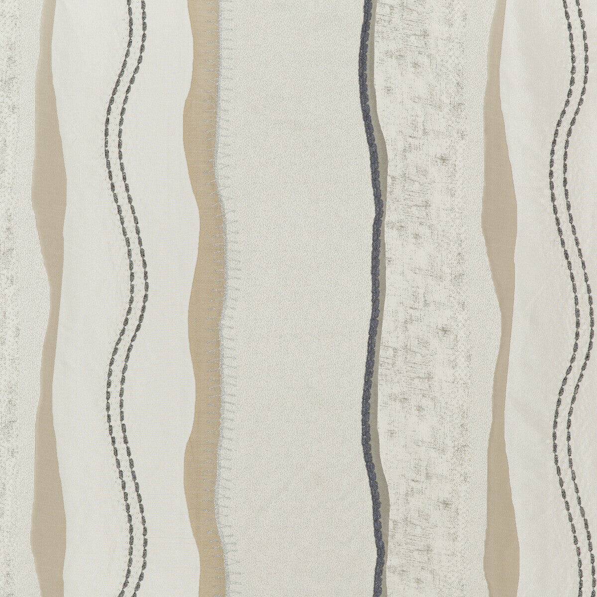 ED85269-1 SOLARIS PLATINUM/BRONZE THREADS DRAPERY