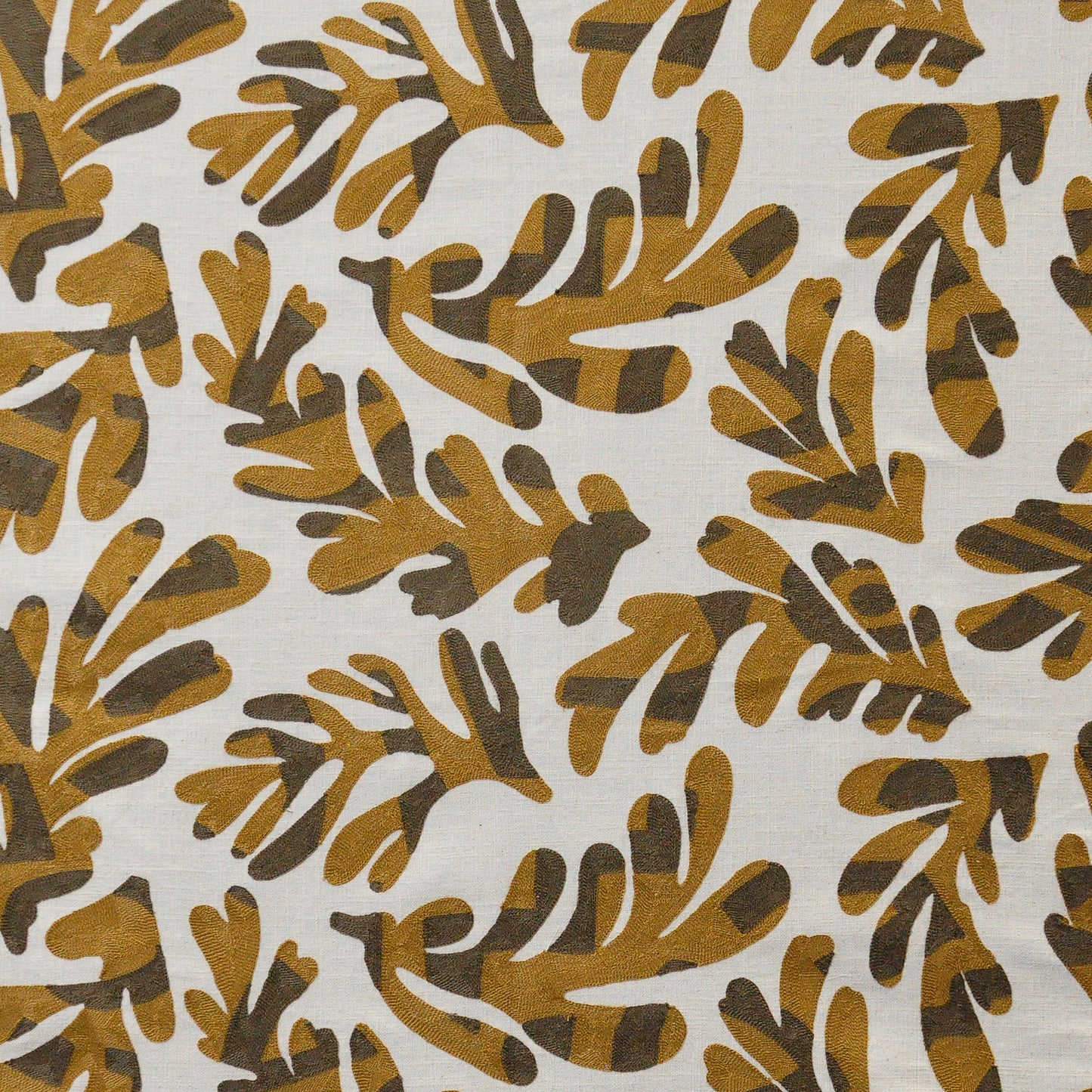 EJ1607 Maxwell UPHOLSTERY PATTERNS # 607 OCHRE CT-SANDALWOOD