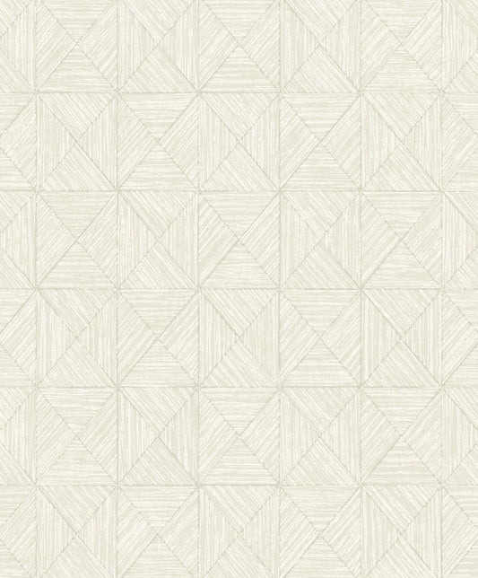 EL20500 Seabrook Designs Neutral Elements Wallpaper Lunoria Oatmeal