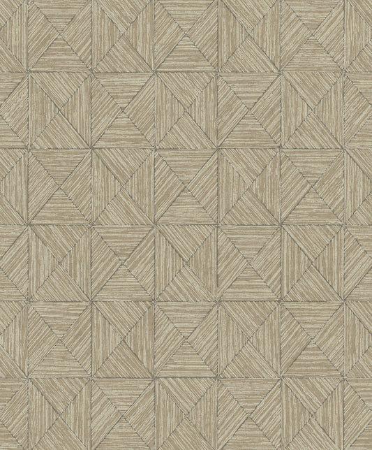 EL20507 Seabrook Designs Neutral Elements Wallpaper Lunoria Burlap