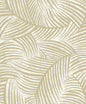 EL20607 Seabrook Designs Neutral Elements Wallpaper Zephyra Palms Golden Glitz with Glass Beads
