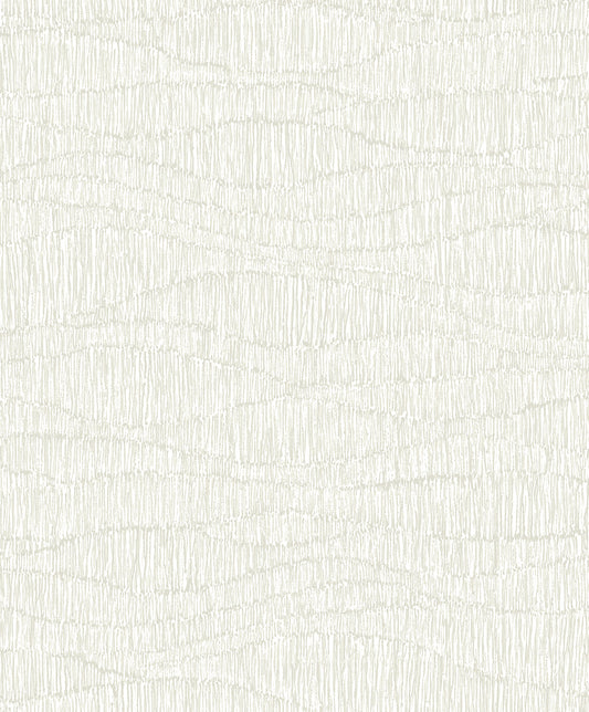 EL20805 Seabrook Designs Neutral Elements Wallpaper Tatiana Waves Chalk