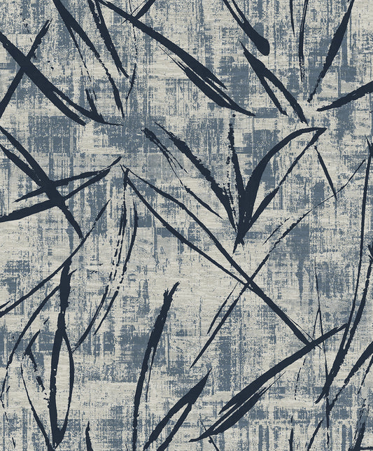 EL20902 Seabrook Designs Neutral Elements Wallpaper Luneth Aegean Blue