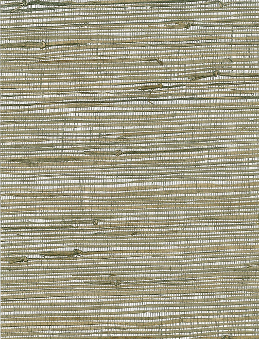 EL337X Seabrook Designs Natural Resource Wallpaper Triangle Grass Gray, Metallic Silver, Neutrals