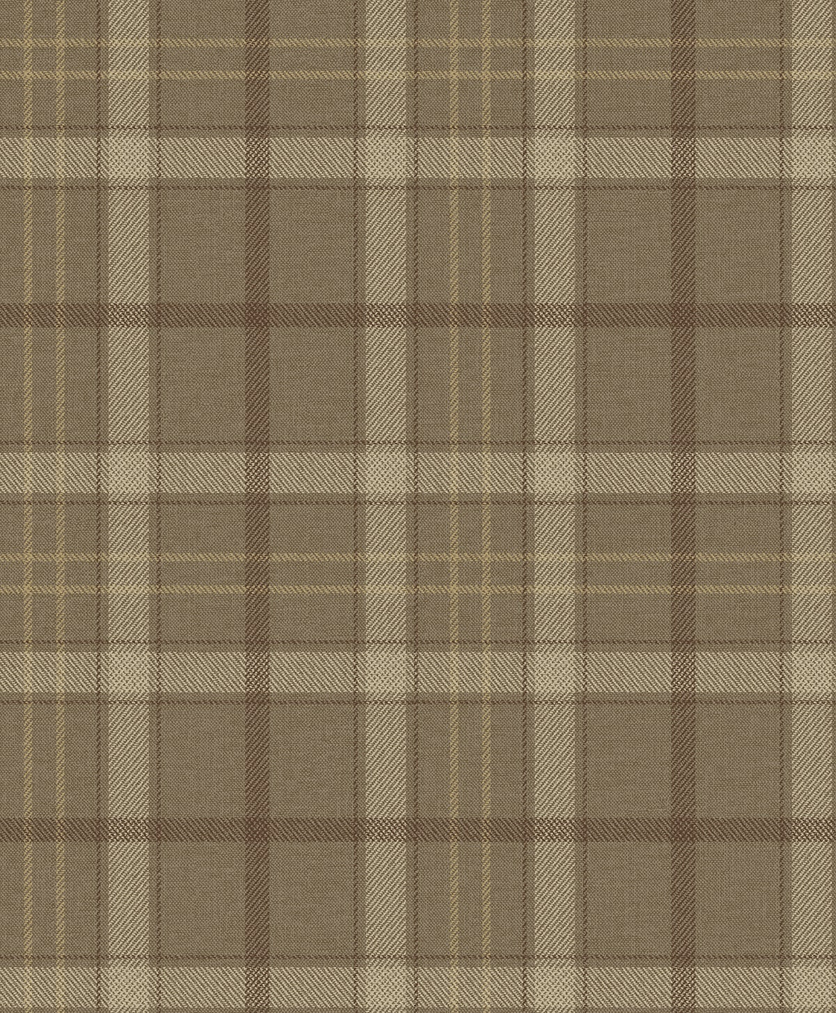EP10316 Etten Studios Etten Prepasted Wallcoverings Wallpaper Tailor Plaid Prepasted Cafe Latte
