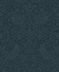 EP10402 Etten Studios Etten Prepasted Wallcoverings Wallpaper Tonal Bird Garden Prepasted Slate Blue