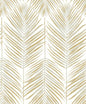 ET10710 Etten Studios Etten Studios Online Wallpaper Marina Palm Silver & Gold