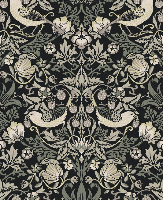 ET11200 Etten Studios Legacy Prints Wallpaper Fragaria Garden Blacksmith