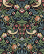 ET11210 Etten Studios Legacy Prints Wallpaper Fragaria Garden Ebony