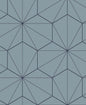 ET11302 Etten Studios Etten Studios Online Wallpaper Hedron Geometric Pastel Blue & Midnight