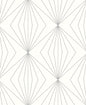 ET11508 Etten Studios Etten Studios Online Wallpaper Diamond Vector Metallic Silver & Eggshell