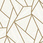 ET11706 Etten Studios Etten Studios Online Wallpaper Metro Vector Metallic Gold & Morning Fog