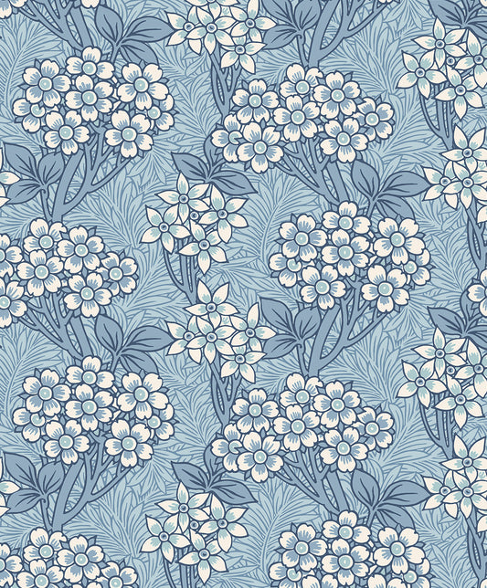 ET12022 Etten Studios Legacy Prints Wallpaper Floral Vine Sky Blue