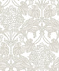 ET12106 Etten Studios Legacy Prints Wallpaper Floral Hydrangea Pale Oak & Pearl