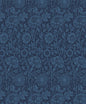 ET12512 Etten Studios Legacy Prints Wallpaper Tonal Floral Trail Marine Blue