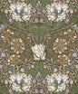 ET12606 Etten Studios Legacy Prints Wallpaper Ogee Flora Dijon & Sage