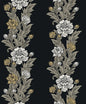 ET12700 Etten Studios Legacy Prints Wallpaper Blooming Stripe Ebony & Goldenrod