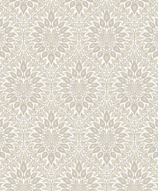 ET12905 Etten Studios Legacy Prints Wallpaper Luna Ogee Natural Cream