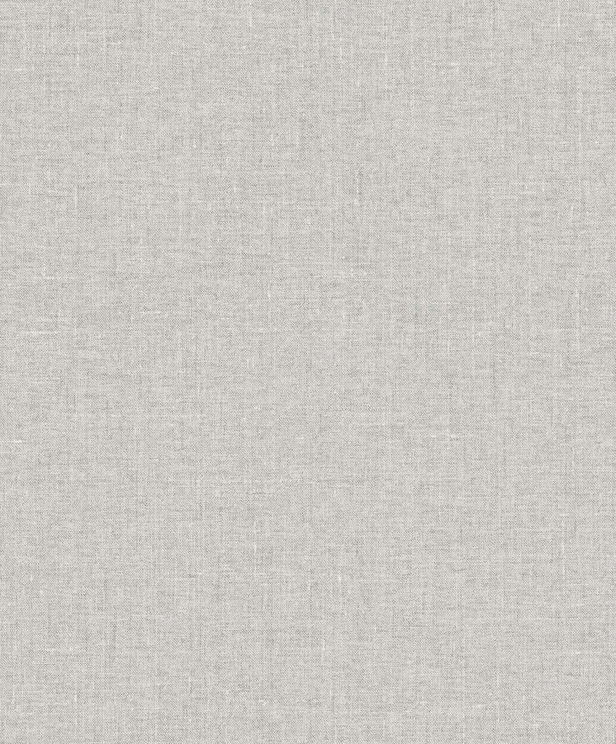 EW10118 Seabrook Designs White Heron Wallpaper Abington Faux Linen Uniform Grey