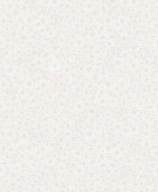 EW10700 Seabrook Designs White Heron Wallpaper Windham Shells Pure Pearl