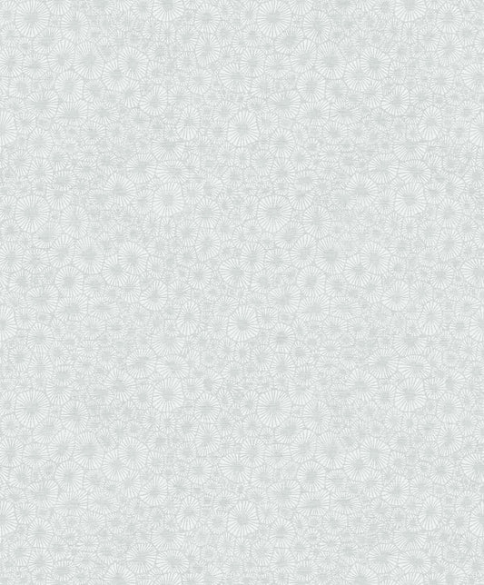 EW10708 Seabrook Designs White Heron Wallpaper Windham Shells Grey Pearl