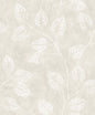 EW10800 Seabrook Designs White Heron Wallpaper Branch Trail Silhouette Raw Linen