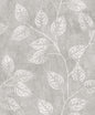 EW10808 Seabrook Designs White Heron Wallpaper Branch Trail Silhouette Slate