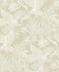 EW11005 Seabrook Designs White Heron Wallpaper Marsh Cranes Shore