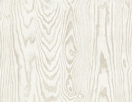 EW11307 Seabrook Designs White Heron Wallpaper Kyoto Faux Woodgrain Scandi Wood