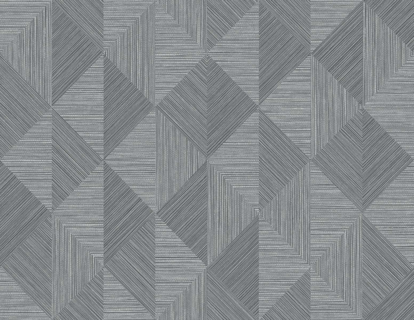 EW11700 Seabrook Designs White Heron Wallpaper Diamond Inlay Charcoal Grass