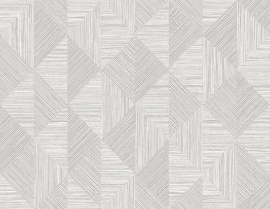 EW11708 Seabrook Designs White Heron Wallpaper Diamond Inlay Dove Wing
