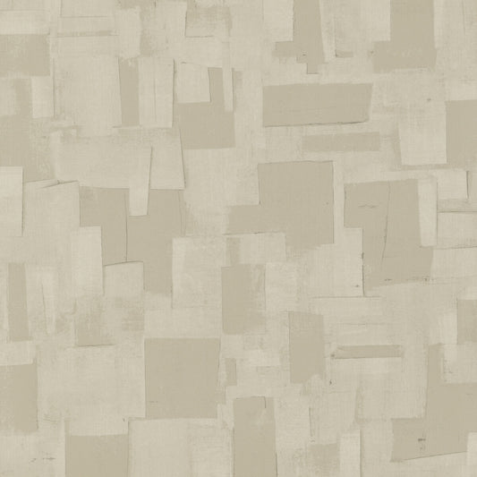 EW15018-225 CUBIST PARCHMENT THREADS Wallpaper