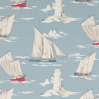 F0409/01-CAC SKIPPER MARINE CLARKE AND CLARKE Fabrics Drapery Upholstery