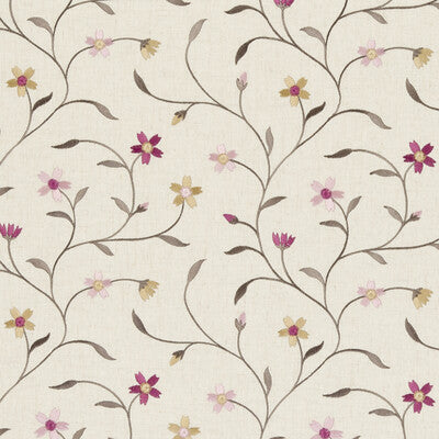 F0599/05-CAC MELLOR RASPBERRY CLARKE AND CLARKE DRAPERY