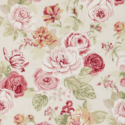 F0622/04-CAC GENEVIEVE OLD ROSE CLARKE AND CLARKE Fabrics Drapery Upholstery