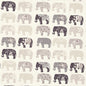 F0794/01-CAC ELEPHANTS NATURAL CLARKE AND CLARKE Fabrics Drapery Upholstery