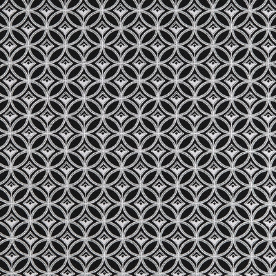 F0881/01-CAC BW1009 BLACK/WHITE CLARKE AND CLARKE DRAPERY