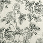 F0908/01-CAC BW1035 BLACK/WHITE CLARKE AND CLARKE Fabrics Drapery Upholstery