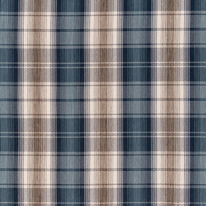 F100-119 Plaid nan Blue Performance Colors